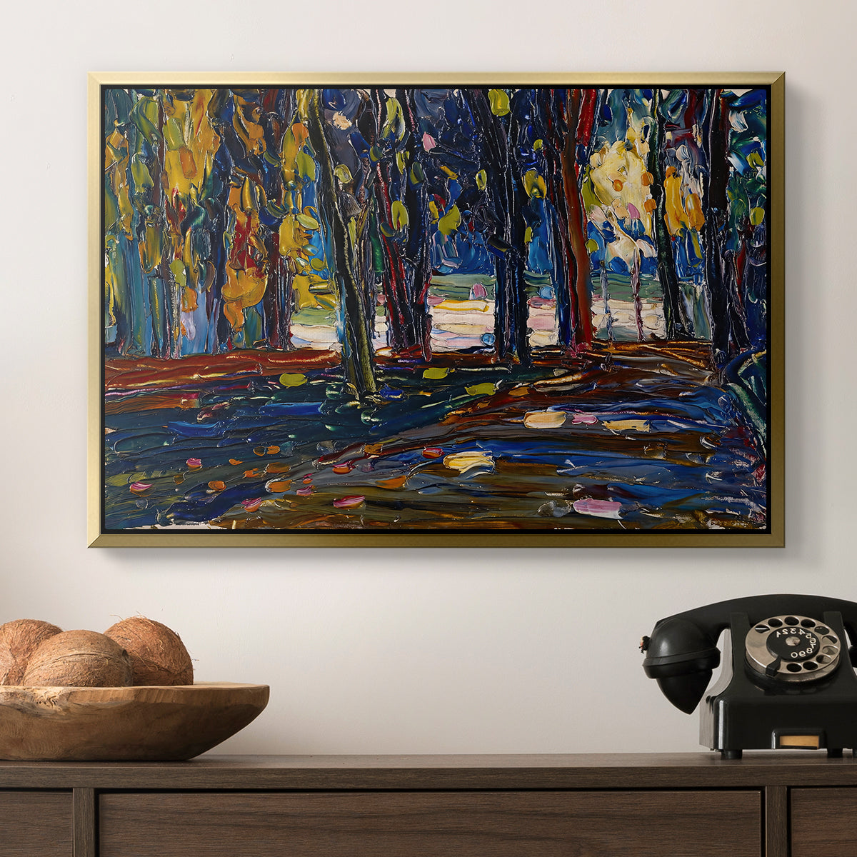 Autumn Study, 1908 - Floater Framed Canvas Print
