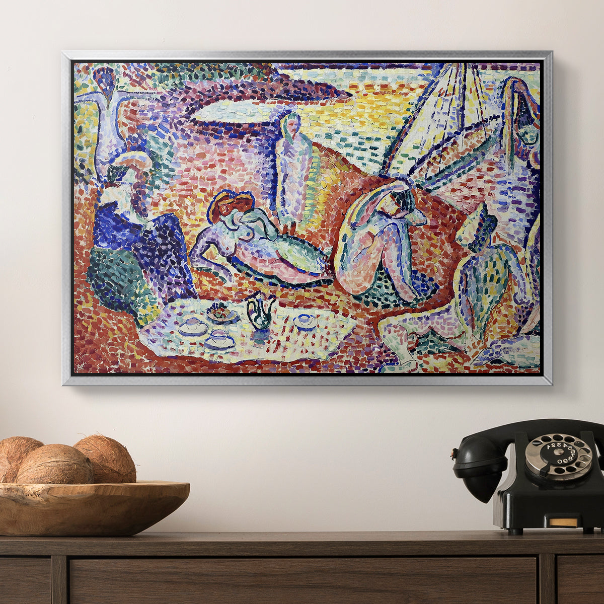 Luxe, Calme et Volupté, 1904 - Floater Framed Canvas Print