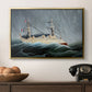 A Ship in the Storm, c. 1899 - Floater Framed Canvas Print