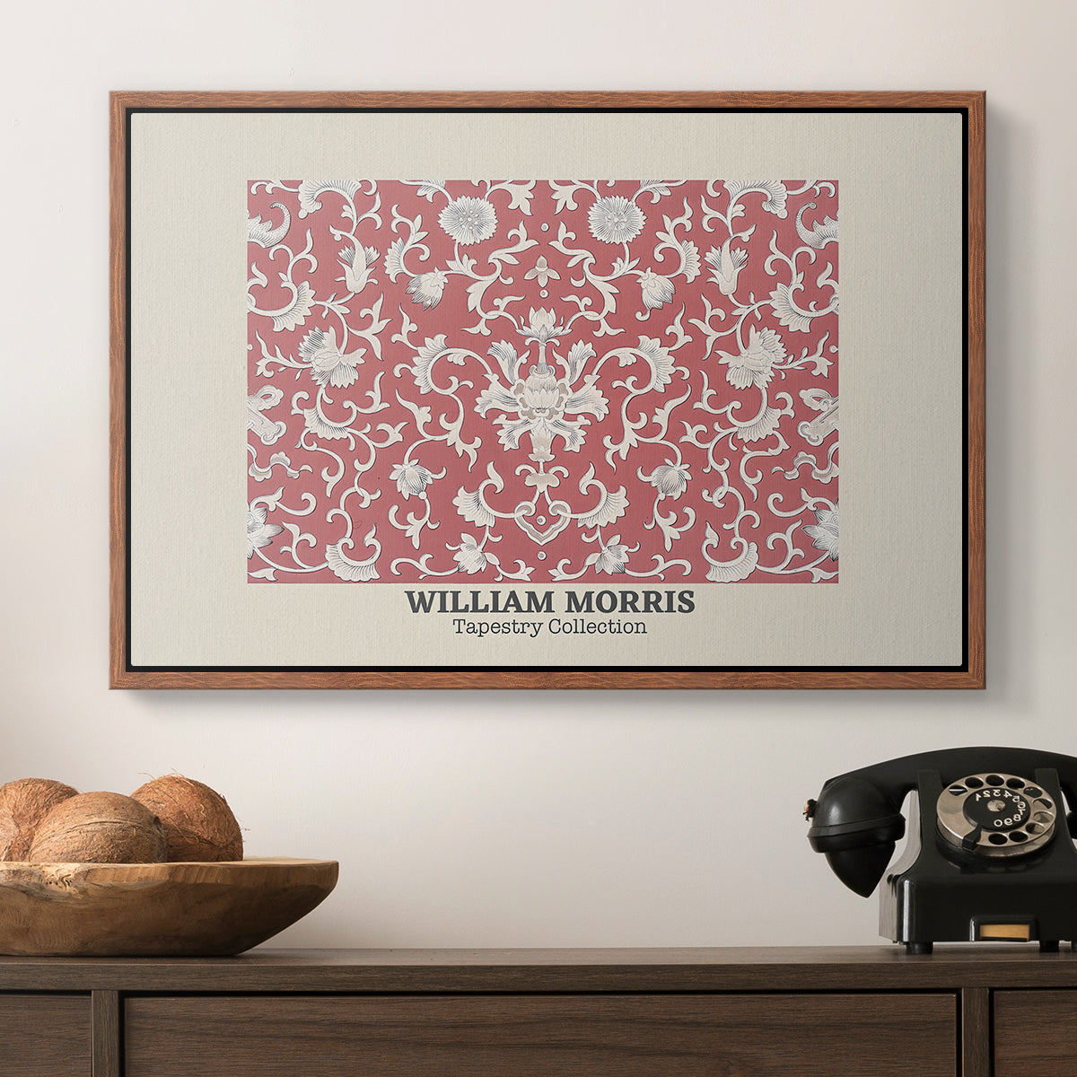 Examples of Chinese Ornament, Pl. XCV (Morris Inspired), 1867 - Floater Framed Canvas Print