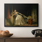 The Stolen Kiss (Le Baiser à la dérobée), c. 1788 - Floater Framed Canvas Print
