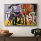 The Painter and His Model, 1963 - Floater Framed Canvas Print