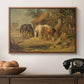 The Midday Meal, 1835 - Floater Framed Canvas Print