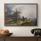 An Alpine Farm on the Untersberg, 1835 - Floater Framed Canvas Print