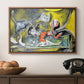 Still Life with Cat and Lobster, 1962 - Floater Framed Canvas Print