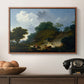 Landscape with Shepherds and Flock of Sheep, c. 1763-1765 - Floater Framed Canvas Print
