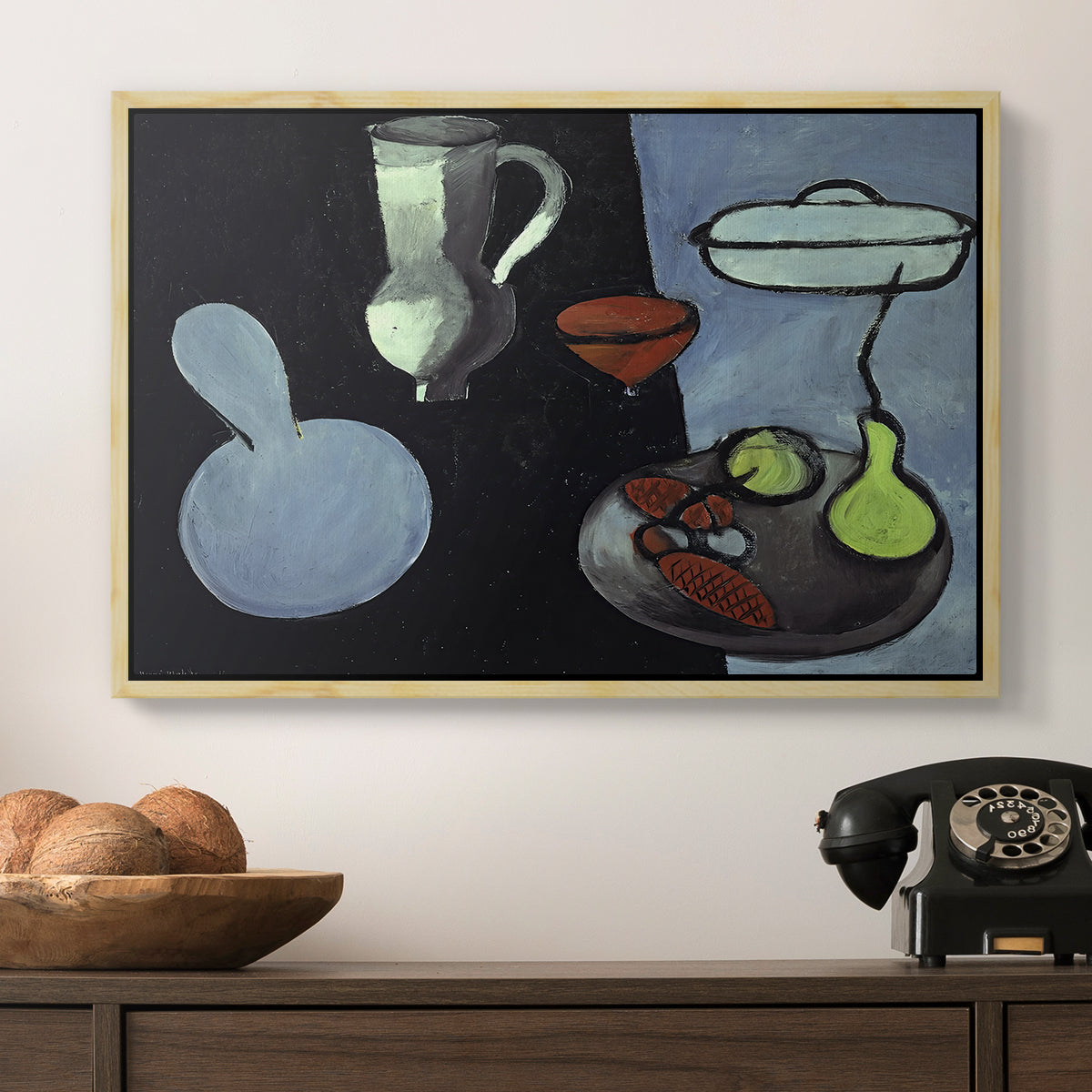 The Gourds (Les coloquintes), 1916 - Floater Framed Canvas Print