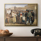 A Charlatan Selling Blacking in the Piazza Barberini in Rome, c. 1840-1849 - Floater Framed Canvas Print