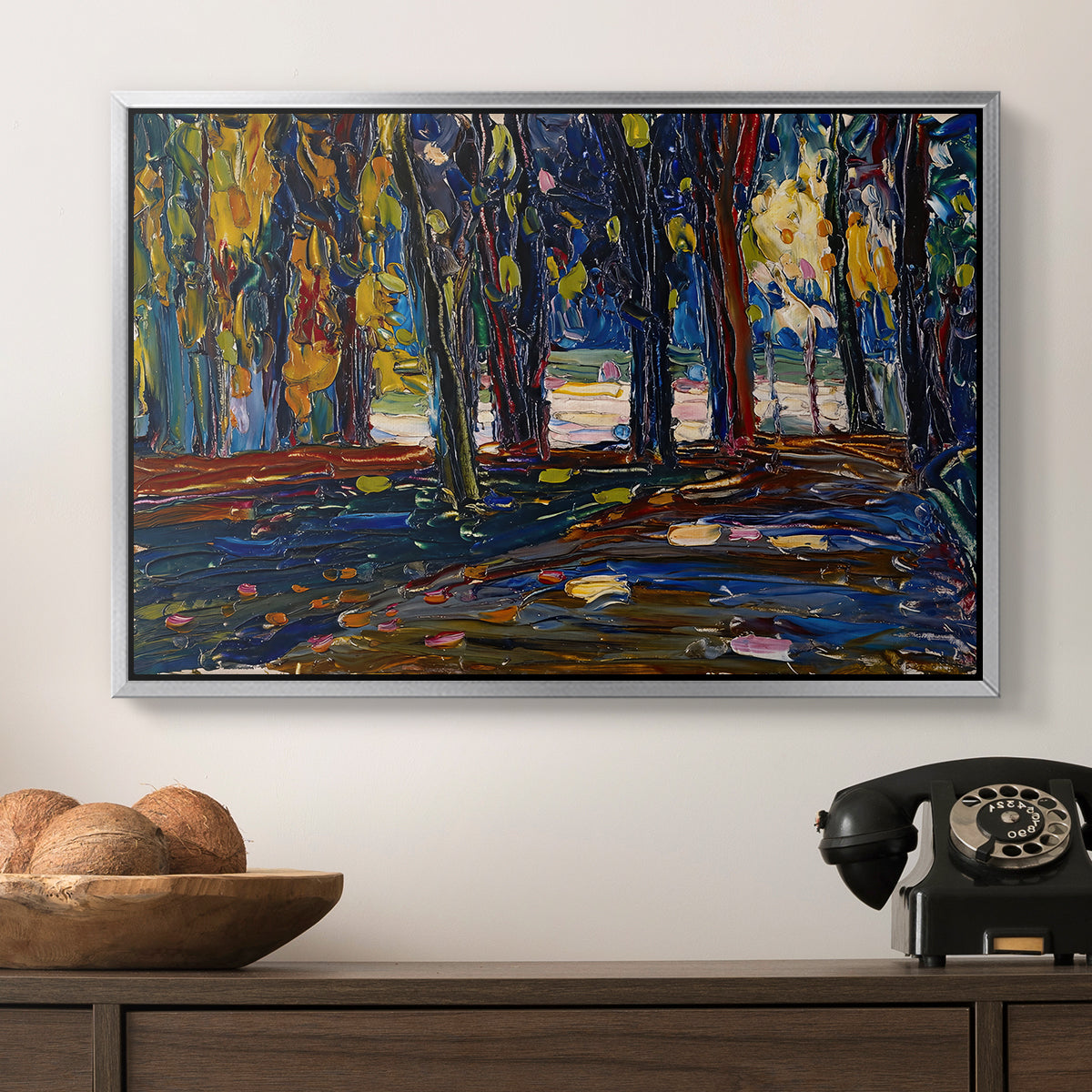 Autumn Study, 1908 - Floater Framed Canvas Print