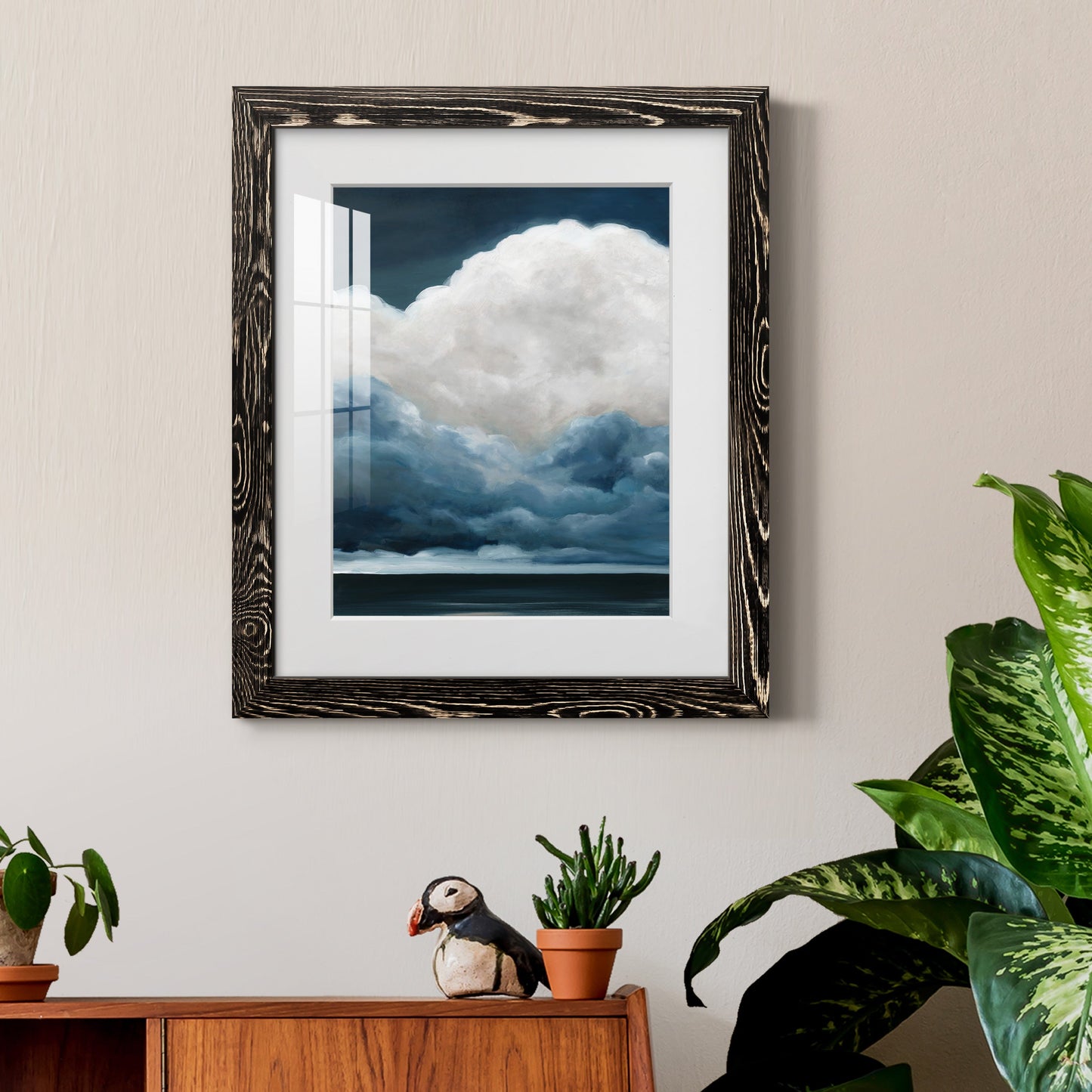 Nature's Drama II - Premium Framed Print - Distressed Barnwood Frame - Ready to Hang