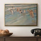 Children Playing on the Beach in Valencia, c. 1908 - Floater Framed Canvas Print