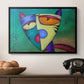 Celestial Cat - Floater Framed Canvas Print