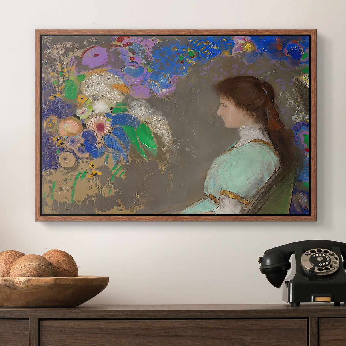 Portrait of Violette Heymann, 1910 - Floater Framed Canvas Print