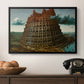 The Tower of Babel, c. 1568 - Floater Framed Canvas Print