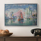Entrance to the Port of La Rochelle, 1921 - Floater Framed Canvas Print