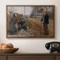 People by a Road, 1893 - Floater Framed Canvas Print
