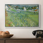 Vineyards at Auvers, 1890 - Floater Framed Canvas Print