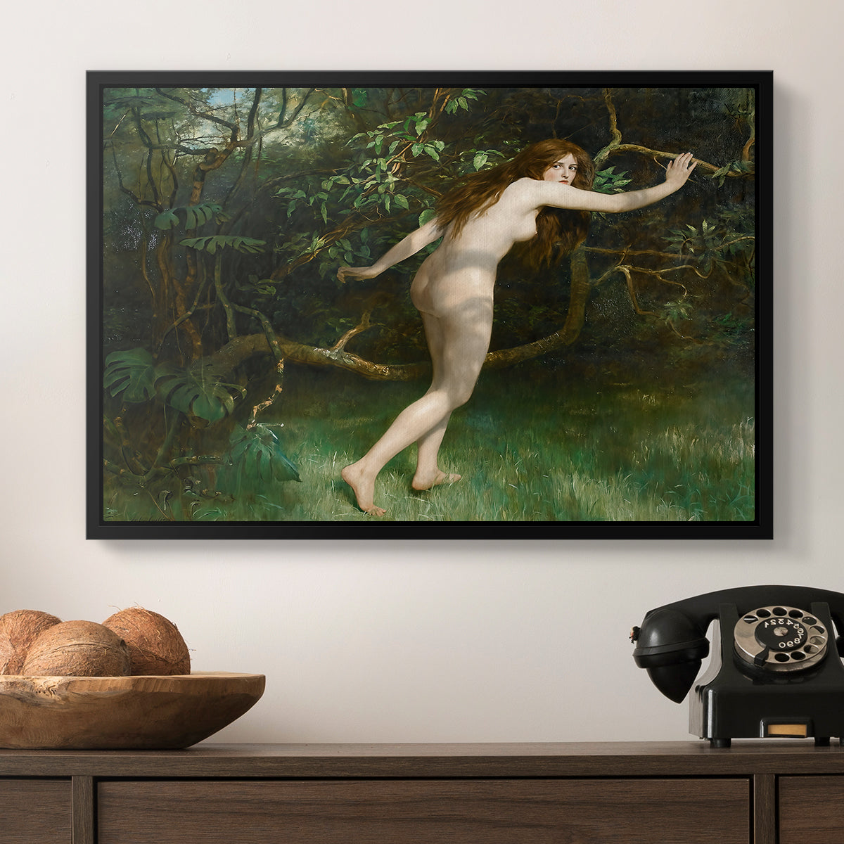 Eve, 1911 - Floater Framed Canvas Print