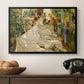 Sewing the Sail, 1896 - Floater Framed Canvas Print