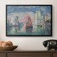 Entrance to the Port of La Rochelle, 1921 - Floater Framed Canvas Print
