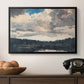 The Lone Boat, North Woods Club, Adirondacks, 1892 - Floater Framed Canvas Print