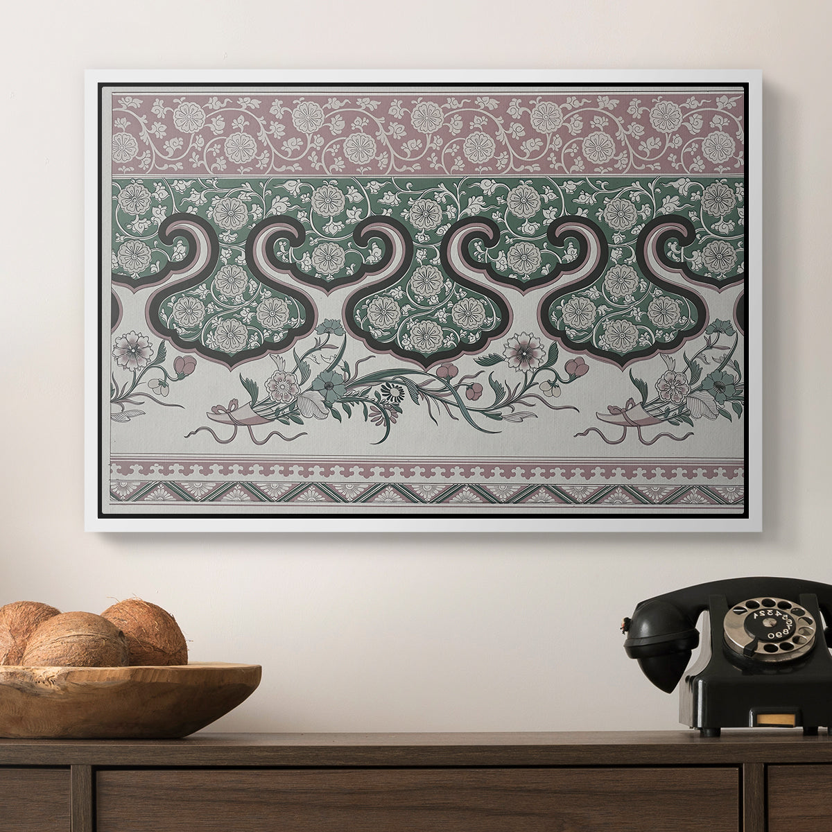 Examples of Chinese Ornament, Pl. LXXVI, 1867 - Floater Framed Canvas Print