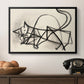 Study of a Cat (Étude de chat), 1946 - Floater Framed Canvas Print