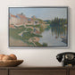 Les Andelys, Côte d'Aval, 1886 - Floater Framed Canvas Print