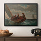 Breezing Up (A Fair Wind), 1873-1876 - Floater Framed Canvas Print