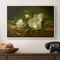 Magnolias on Gold Velvet Cloth, c. 1888-1890 - Floater Framed Canvas Print