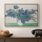 Irises, 1890 - Floater Framed Canvas Print