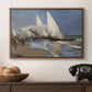 The Beach at Valencia, 1908 - Floater Framed Canvas Print
