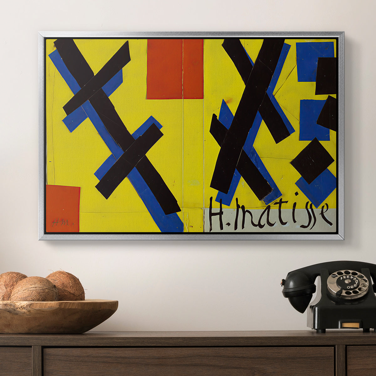 Cover Design for Matisse: His Art and His Public, 1951 - Floater Framed Canvas Print