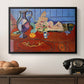 Still Life with a Pewter Jug and Pink Statuette, 1910 - Floater Framed Canvas Print