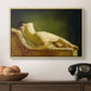 Reclining Nude (Liggende model), 1833 - Floater Framed Canvas Print