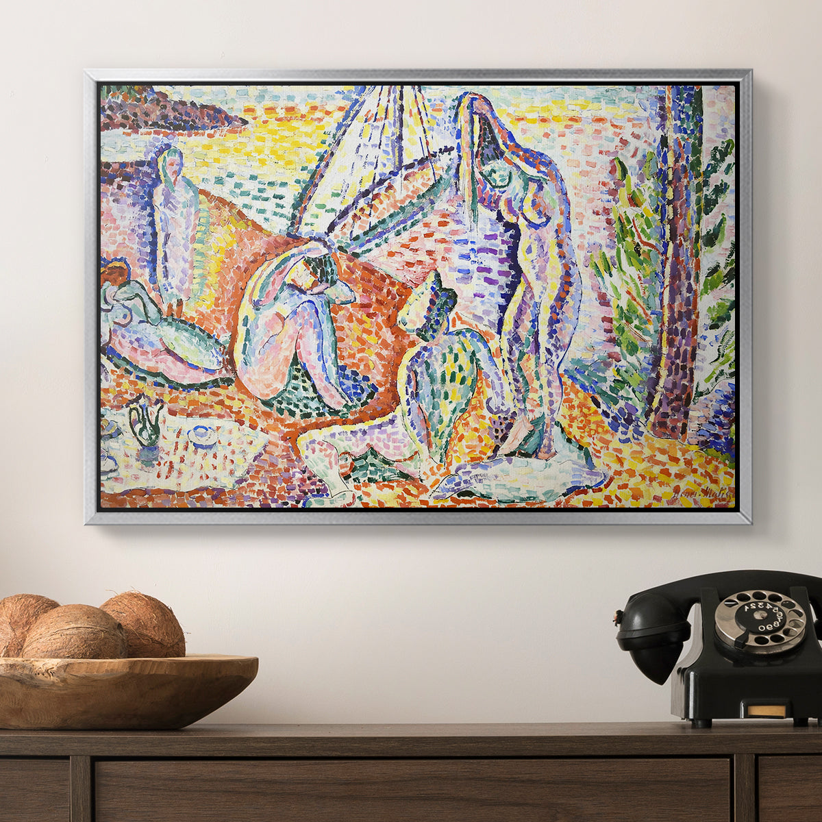 Luxe, Calme et Volupté, 1904 - Floater Framed Canvas Print