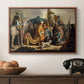 David with Goliath's Head in front of Saul, for Rembrandt, 1627 - Floater Framed Canvas Print
