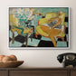 Seated Woman with Flower, 1942 - Floater Framed Canvas Print