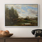 Washerwomen at the Water's Edge, c. 1860-1870 - Floater Framed Canvas Print