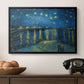 Starry Night Over the Rhône, 1888 - Floater Framed Canvas Print
