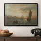 View from the Oslofjord, 1866 - Floater Framed Canvas Print