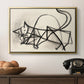 Study of a Cat (Étude de chat), 1946 - Floater Framed Canvas Print