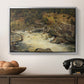 Waterfall in Hallingdal, 1848 - Floater Framed Canvas Print
