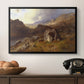 Lledr Valley in Wales, 1864 - Floater Framed Canvas Print