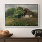 Farmhouse with Meadow Flowers, 1909 - Floater Framed Canvas Print