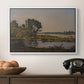Landscape with a River, 1892 - Floater Framed Canvas Print