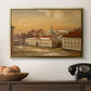 The Riding School at Akershus Castle, 1846 - Floater Framed Canvas Print