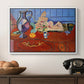 Still Life with a Pewter Jug and Pink Statuette, 1910 - Floater Framed Canvas Print