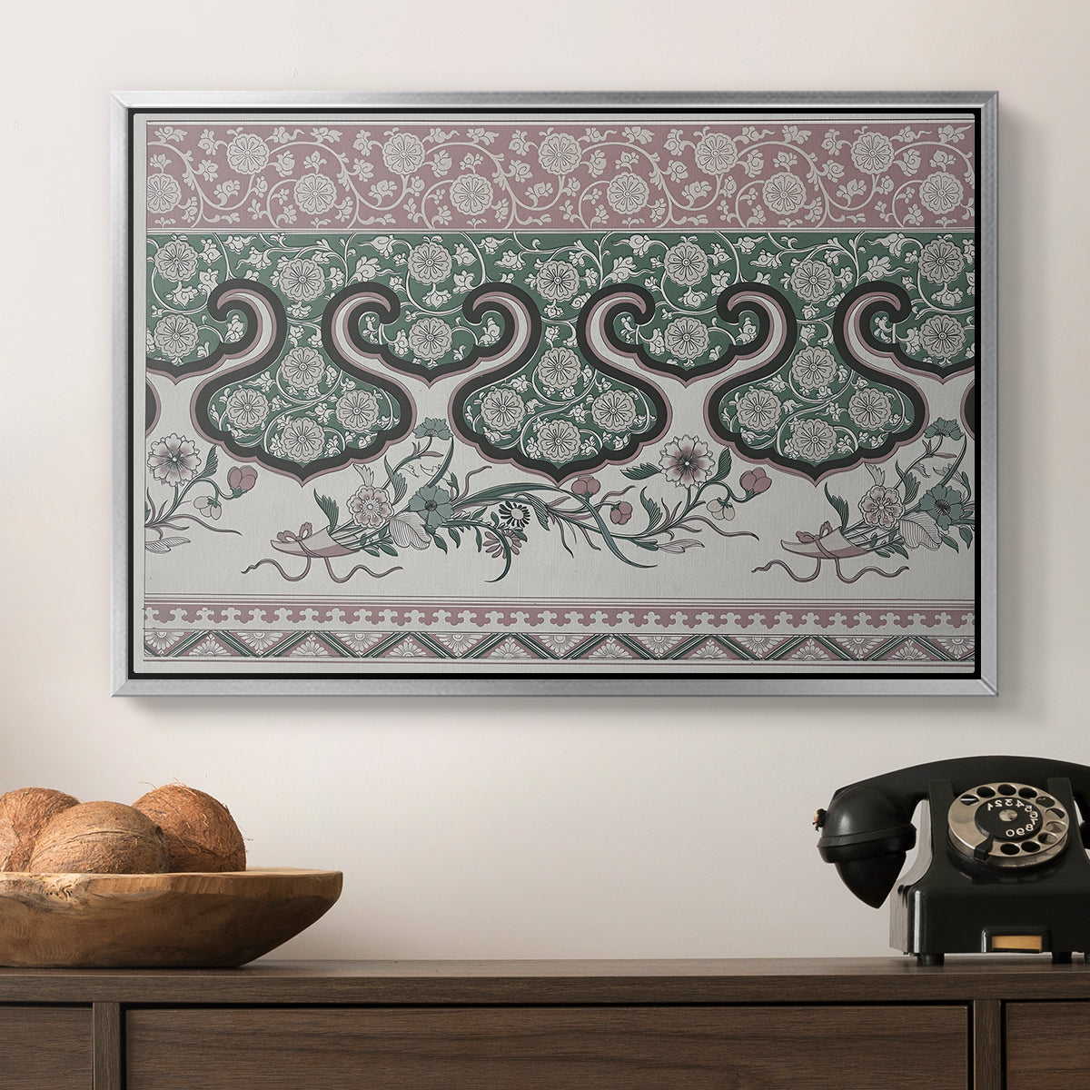 Examples of Chinese Ornament, Pl. LXXVI, 1867 - Floater Framed Canvas Print