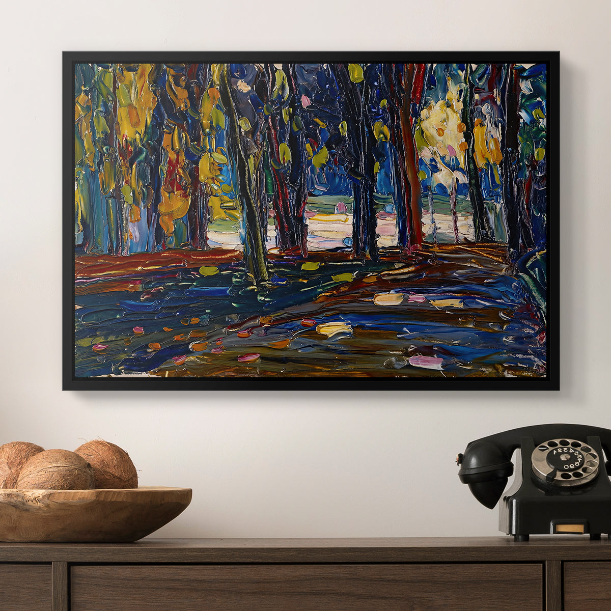 Autumn Study, 1908 - Floater Framed Canvas Print